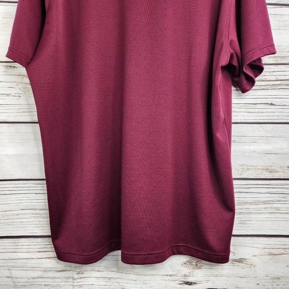Under Armour Men's Maroon Polo "Loose" Shirt Size 3XL - Picture 7 of 9